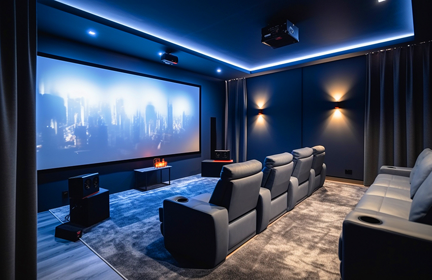Custom Home Theater Surround Sound Installation Lower Milford, Lehigh County, PA